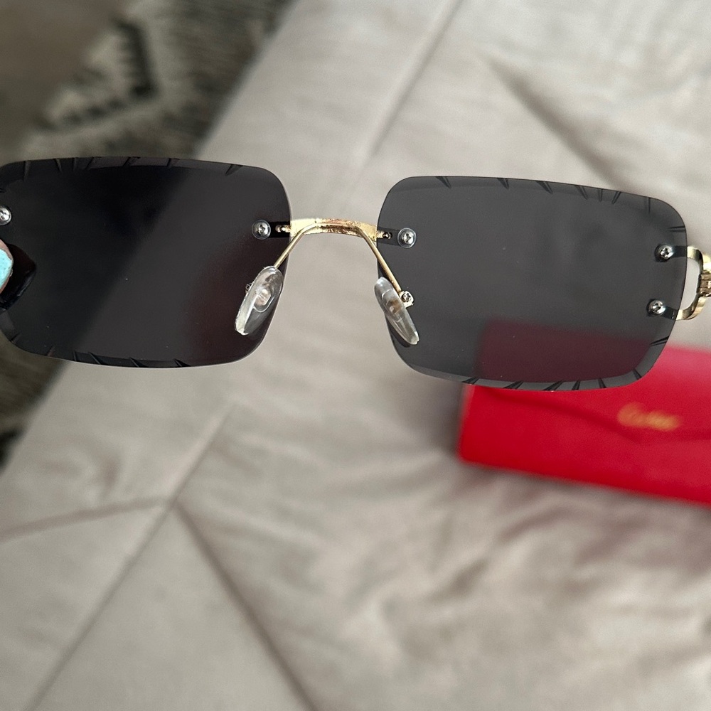 Cartier Black Sunglasses - Picture 7 of 8